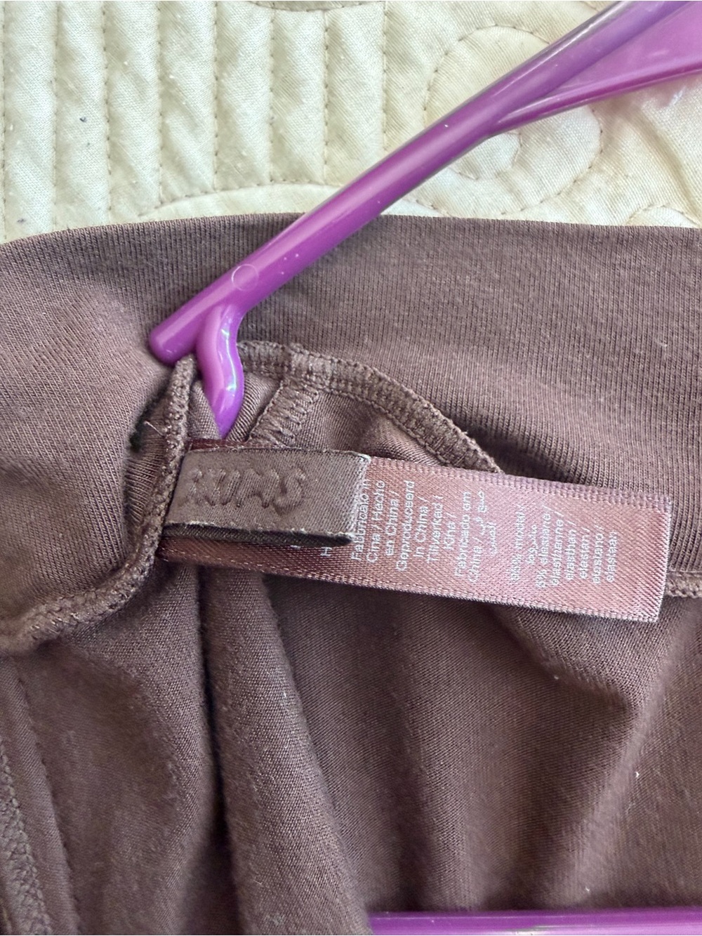 SKIMS Kids Chocolate Brown Leggings